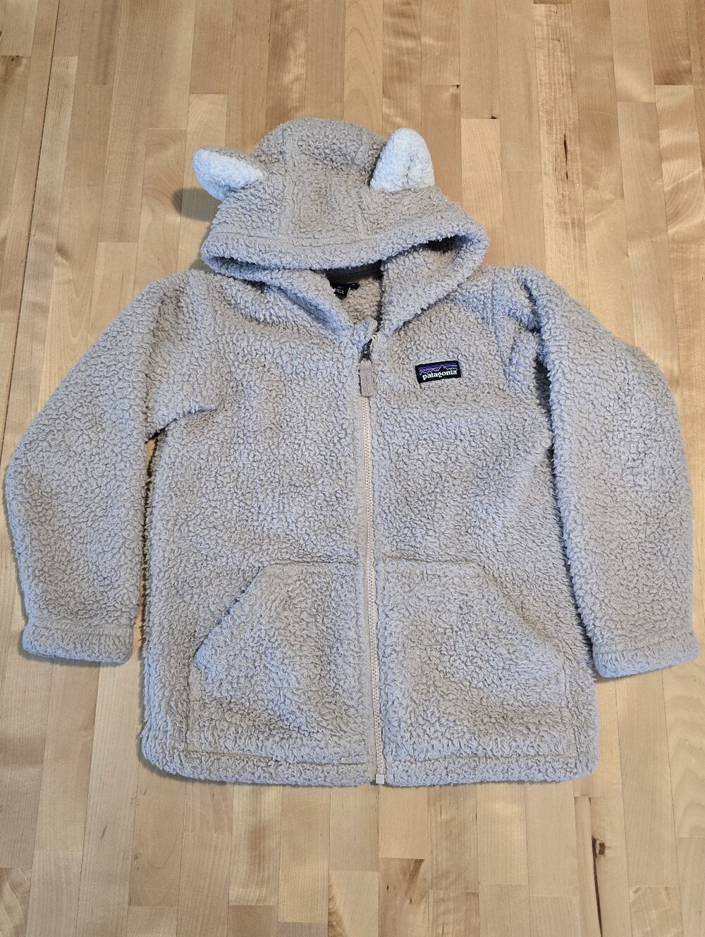 Patagonia Baby Bear Fleece Hoodie Size 4T